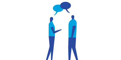 talking chat bubbles card